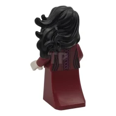 LEGO Vampire - Dark Red Dress, Black Hair