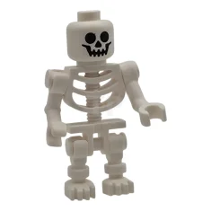 LEGO Skeleton - Standard Skull, Bent Arms, Vertical Grip Left, Horizontal…