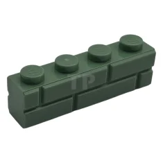 LEGO Ladrillo 1 x 4 con perfil de mampostería