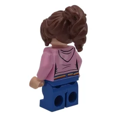 LEGO Hermione Granger - Bright Pink Hoodie with Time Turner Necklace