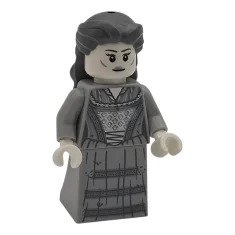 LEGO The Grey Lady - Parted Bangs Swept Back