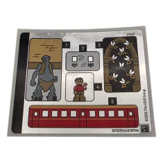 LEGO Feuille d'autocollants pour le set 76466, feuille 1, miroir -…