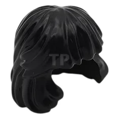 LEGO Minifigure, Hair Female Mid-Length Combed Behind Ear