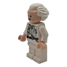 LEGO Doc Brown - Lang haar, gereedschapsriem