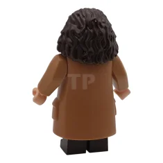 LEGO Rubeus Hagrid - Medium Nougat Topcoat with Buttons, Goggles