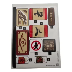 LEGO Stickervel voor set 71858 - (10115129/6579044)