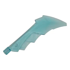 LEGO Espada Arma Figura Grande Dentada con Orificio para el Eje