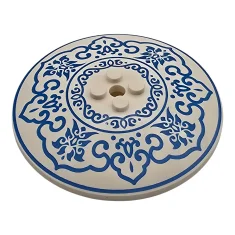 LEGO Dish 8 x 8 Inverted with Flower Petals Pattern