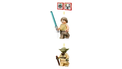 LEGO SMART Play™: Jedi-Training an Yodas Hütte