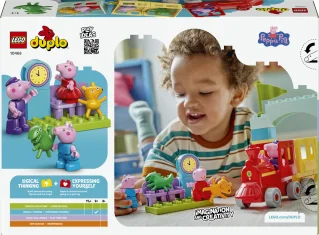 LEGO Train Ride with Grandpa Pig