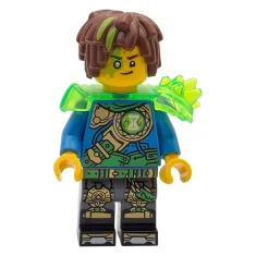 LEGO Mateo - Armadura de Hombro Verde Transbrillante
