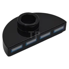 LEGO Plate, Round 1 x 2 Half with 1 Stud (Jumper)…