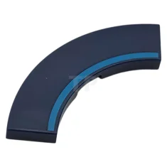 LEGO Baldosa, esquina redonda 3 x 3 Macarrón con dibujo de…