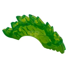 LEGO Power Burst, Curved with Monster Head and Jagged Spines