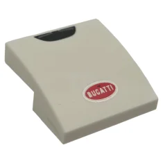 LEGO Slope, Curved 2 x 2 x 2/3 with Red and…