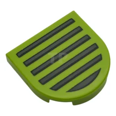 LEGO Tile, Round 2 x 2 Half Circle Extended with Car…