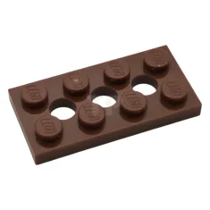 LEGO Plate 2 x 4 with 3 Holes
