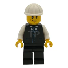 LEGO Ingénieur en construction / architecte - Homme, gilet noir avec…