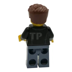 LEGO Hot Rod Driver - Male, Black Leather Jacket, Sand Blue…