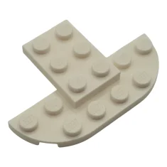 LEGO Plate, Round 4 x 6 x 2/3, Raised 2 x…