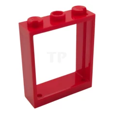LEGO Window 1 x 3 x 3 Flat Front