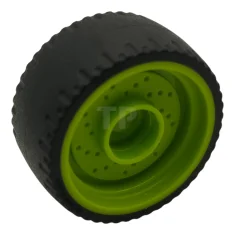 LEGO Wheel 24 x 12 with Pin Hole with Fixed Rubber…