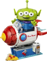 LEGO Alien met Pizza Planet raket
