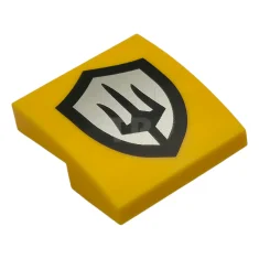 LEGO Pendenza, curvo 2 x 2 x 2/3 con logo a…