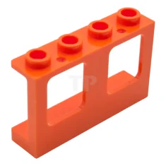 LEGO Window 1 x 4 x 2 Plane, Single Hole Top…