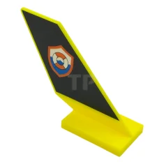 LEGO Tail Shuttle with Life Preserver Coast Guard Logo Badge /…