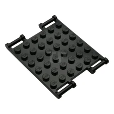 LEGO Plate, Modified 6 x 6 with 4 Bar Handles on…