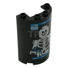 LEGO Cylinder Half 2 x 4 x 5 with 1 x…