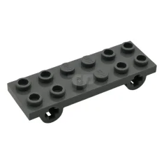 LEGO Plate, Modified 2 x 6 with 2 Axle Holders