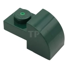 LEGO Pente, courbée 2 x 1 avec studs encastrés.