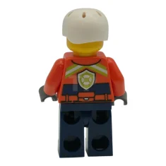 LEGO Coast Guard City - Male, Reddish Orange Jacket with Pockets…