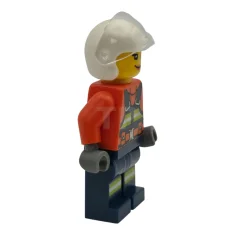LEGO Coast Guard City Helicopter Pilot - Female, Reddish Orange Jacket…