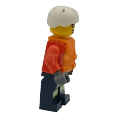 LEGO Coast Guard City - Female, Reddish Orange Jacket with Pockets…