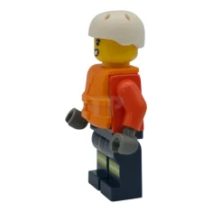 LEGO Coast Guard City - Female, Reddish Orange Jacket with Pockets…