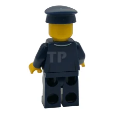 LEGO Passenger Plane Pilot - Male, Dark Blue Suit with Tie…