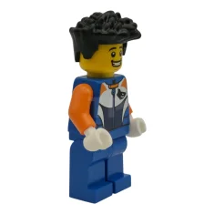 LEGO Bike Racer - Male, Racing Suit with Shark Head Logo,…