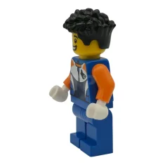 LEGO Bike Racer - Male, Racing Suit with Shark Head Logo,…