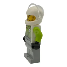 LEGO Race Car Driver - Male, Lime Racing Suit with Leopard…