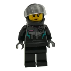 LEGO Jet Pilot - Female, Racing Suit with Hawk Head Logo,…