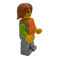 LEGO Woman - Light Bluish Gray and Lime Wetsuit, Light Bluish…