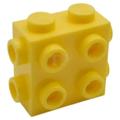 LEGO Baksteen, aangepast 1 x 2 x 1 2/3 met noppen…