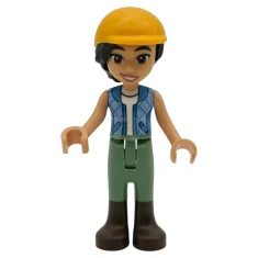 LEGO Friends Liann - Dark Azure and Bright Light Blue Vest…