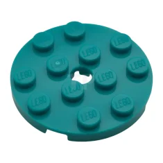 LEGO Plate, Round 4 x 4 with Hole