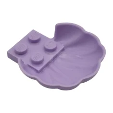 LEGO Clam / Scallop Shell with 4 Studs