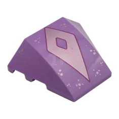 LEGO Wedge 4 x 4 Triple Curved No Studs with Metallic…