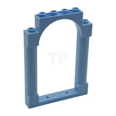 LEGO Frame 1 x 6 x 7 Rounded with Pillars